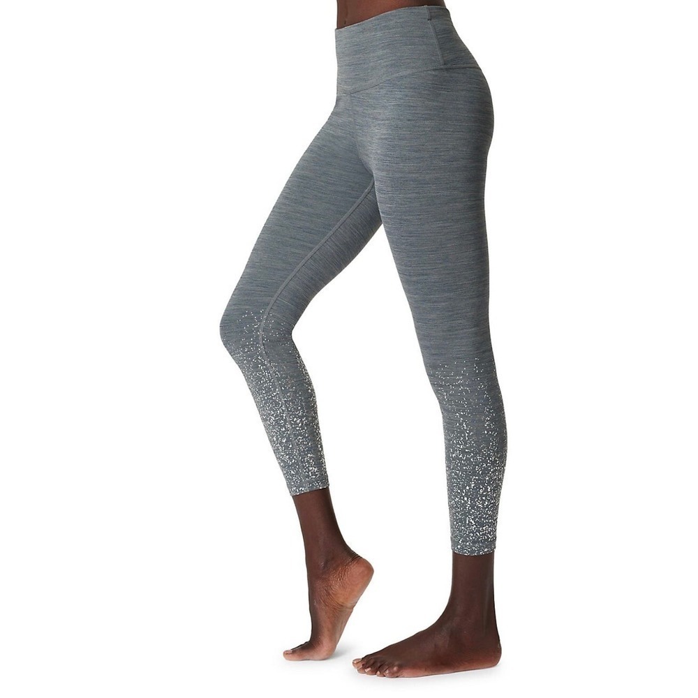 Sweaty Betty Disco Metallic Leggings size XS gray